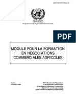 CNUCED - Module de Formation en Négociation Agricole PDF