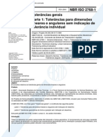 NBR ISO 2768-1 Tolerancias Gerais - Tolerâncias para dimensões lineares e angulares sem indicação de tolerância individual.pdf