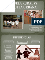 Escuela Rural VS Escuela Urbana PDF