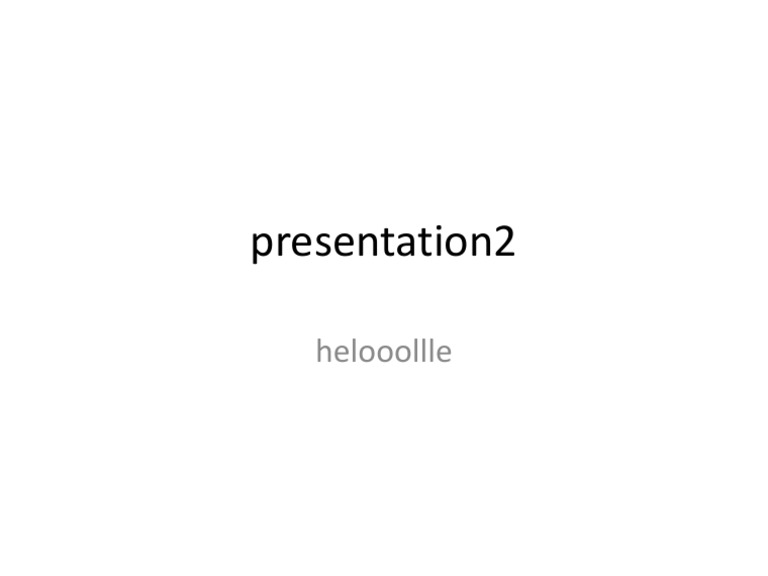Presentation 2 | PDF