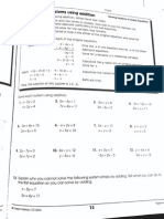 systems with elimination practice