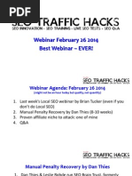 Webinar February 26 2014 Best Webinar - EVER!