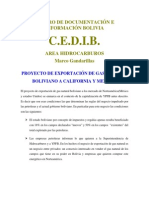 Sobre La Exportación de Gas A Los Estados Unidos PDF