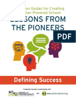 Defining Success - Discussion Guides For Creating A Teacher-Powered School