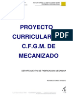 Proyecto Curricular CFGM Mecanizado PDF