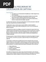 Audiencia de Legalizacion de Captura