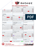 Calendario Laboral 2015 Madrid PDF