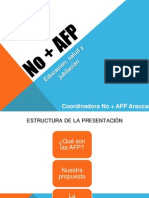 Presentación Resumida Coordinadora No Más AFP