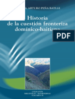 Historia de La Cuestión Fronteriza Dominicohaitiana-penabatlle-malagon