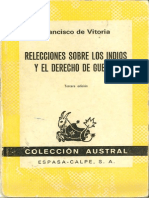 relecciones sobre los indios y el derecho de guerra - FRANCISCO DE VITORIA.pdf