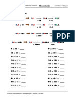 Cálculo Mental Multiplicação e Divisão - Parte 2 PDF