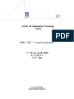 UTeM Technical Mathematics Chapter 5 Vectors Tutorial