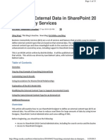Searching External Data in SharePoint 2010 Using Business Connectivity Services