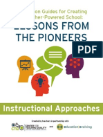 Instructional Approaches--Discussion Guides for Creating a Teacher-Powered School