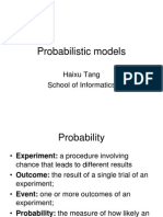 Lec-1 Probabilistic Models