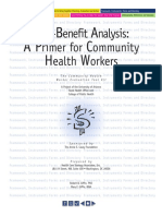 Cost Benefit analysis