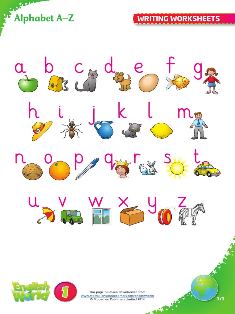 Ew1 WW Alphabet | PDF