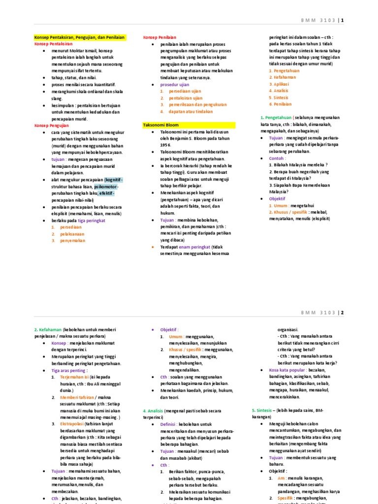 Nota Bmm 3103 Pdf