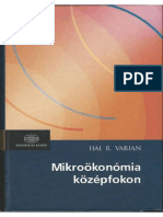 Hal R. Varian-Mikroökonómia Középfokon PDF