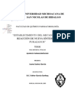 Establecimientodelmecanismodereacciondenuevasintesisdefurazanos PDF