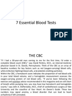 7 Essential Blood Tests
