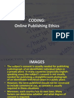 2015 - s1 - Op - Week 12 Online Publishing Ethics