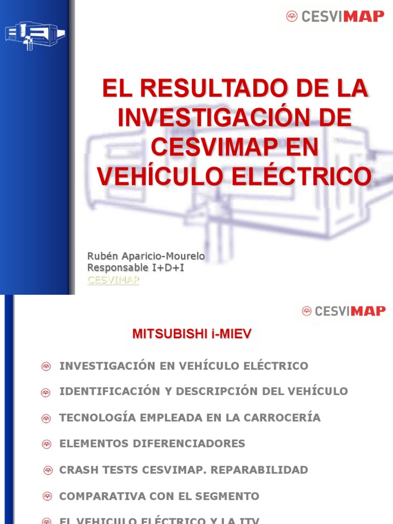 Cesvimap y Vehiculo Electrico PDF | PDF | Hvac | Batería (electricidad)