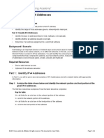 8.1.4.8 Lab - Identifying IPv4 Addresses PDF