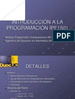 114988INTRODUCCIÓN A LA PROGRAMACIÓN IPF1501.ppt