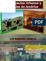 Espacios Urbanos y Rurales de América