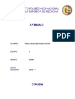 Apendicitis y apendicectomía