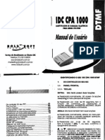 Manual do Usuário - IDC CPA 1000 - Roldsoft