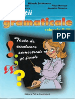Exercitii Gramaticale Clasele II IVCulegere