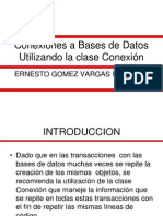 Conexiones a Bases de Datos 2013