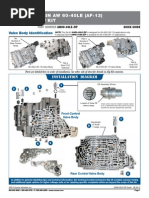 transmision automatica AW 60-40LE manual de despiece y reparacion
