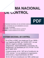 Sistema Nacional de Control