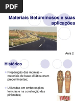 AULA - Materiais Betuminosos