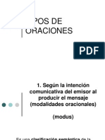 TIPOS DE ORACIONES. CORVERA.ppt