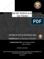 EDITORES DE TEXTO & EDITORES DE VIDEO.pptx