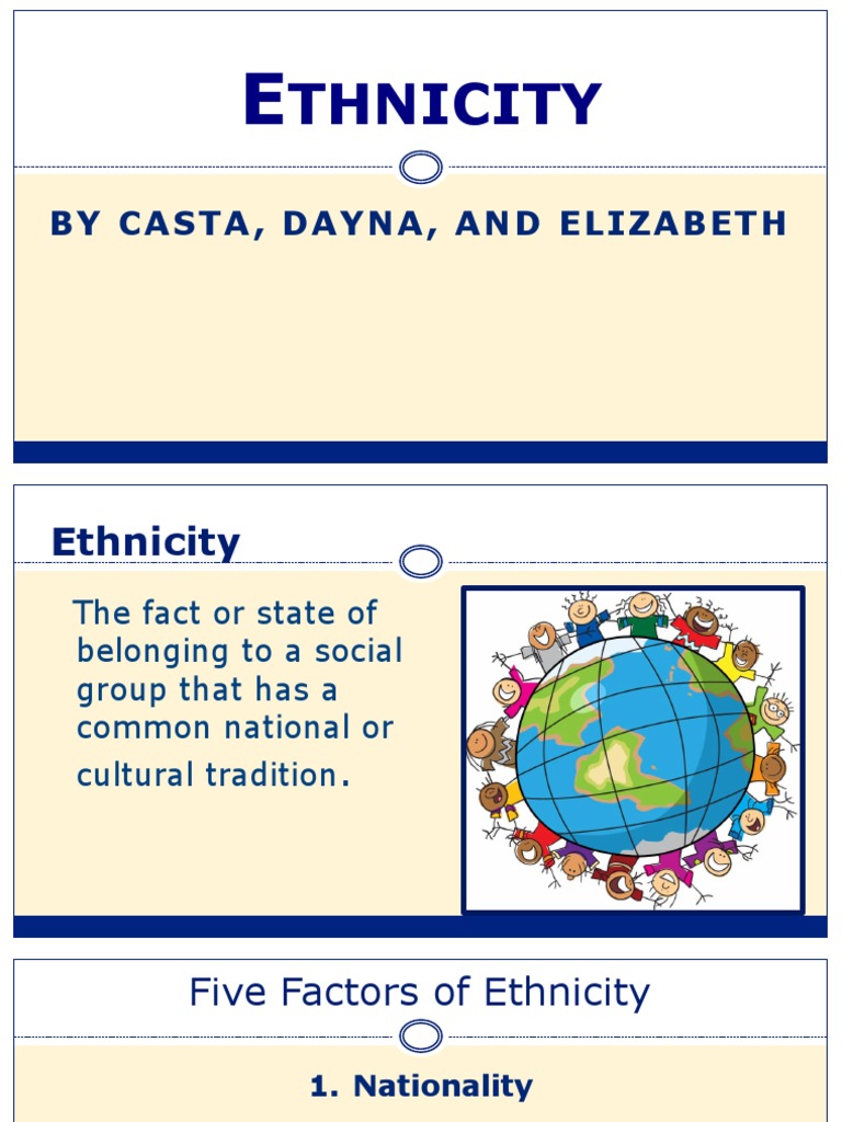Understanding Ethnicity and Stereotypes | PDF | Ethnic Groups | Race ...