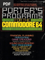 Porters Programs For The Commodore 64 PDF