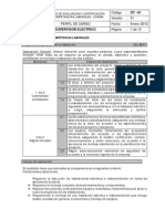Perfil Ocupacional Supervisor Electrico PDF