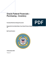 Oracle Federal Financials - Purchasing and Inventory Management