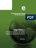 Informe Seguridad de FLACSO. 2008 2010 PDF