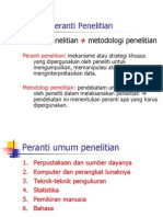 Kuliah 3 Peranti Penelitian