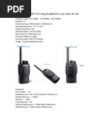 BFDX BF-5112 Cheap Handheld Two Way Radios For Sale