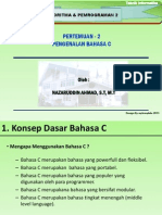 Pengenalan Bahasa C