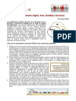 DAOW - Alfabetismo Digital - Arte - Oralidad y Escritura PDF