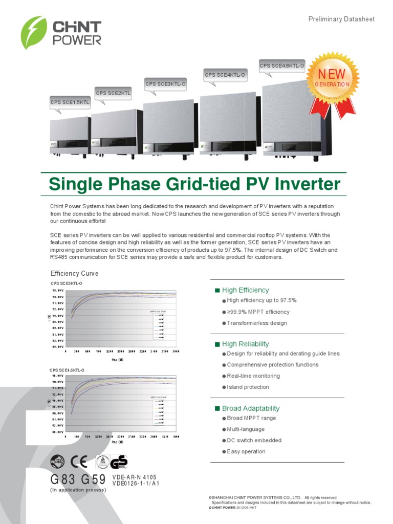 High-Efficiency PV Inverters | PDF | Power Inverter | Photovoltaic System