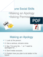 Asking Perm Making Apology